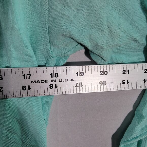 Santa Cruz Turquoise Shirt Long Sleeve Crew Neck Small Front Graphic Size S - Picture 8 of 8